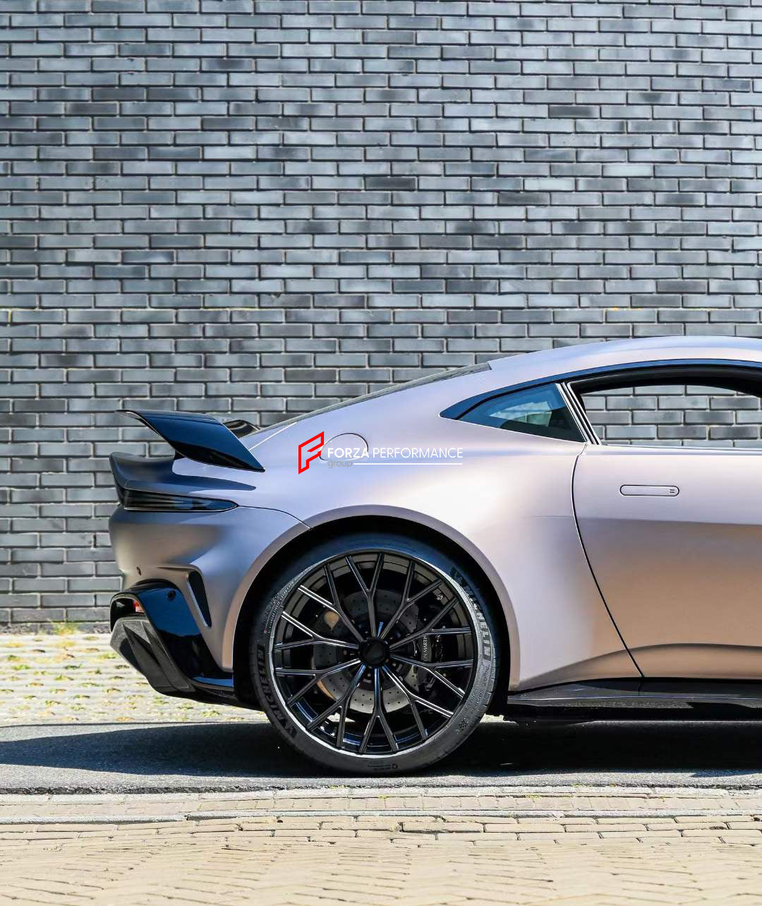 CONVERSION DRY CARBON BODY KIT for ASTON MARTIN VANTAGE 2018+ to V12 VANTAGE 2022+  Set includes:  Front Bumper Hood Fender Flares Side Skirts Rear Bumper Rear Diffuser Rear Spoiler Exhaust Tips