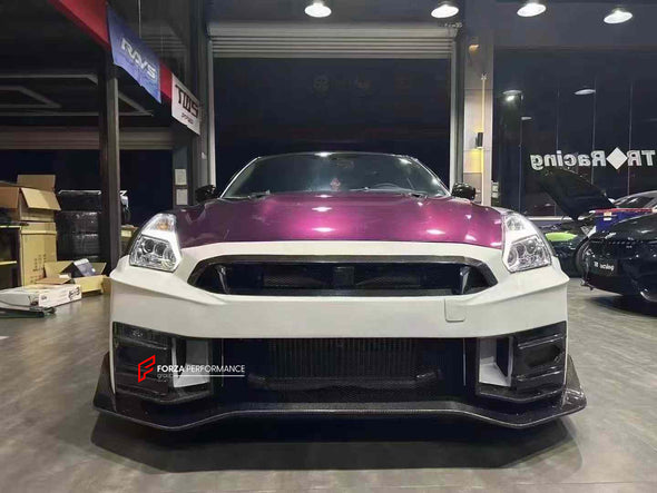 CONVERSION DRY CARBON BODY KIT for NISSAN GT-R R35 2007 - 2016 | 2016 - 2023 to NISSAN GT-R R35 2024+

Set includes:

Front Bumper
Headlights
Front Fog Lights
Side Skirts
Rear Bumper
Rear Trunk
Rear Spoiler
Tail Lights