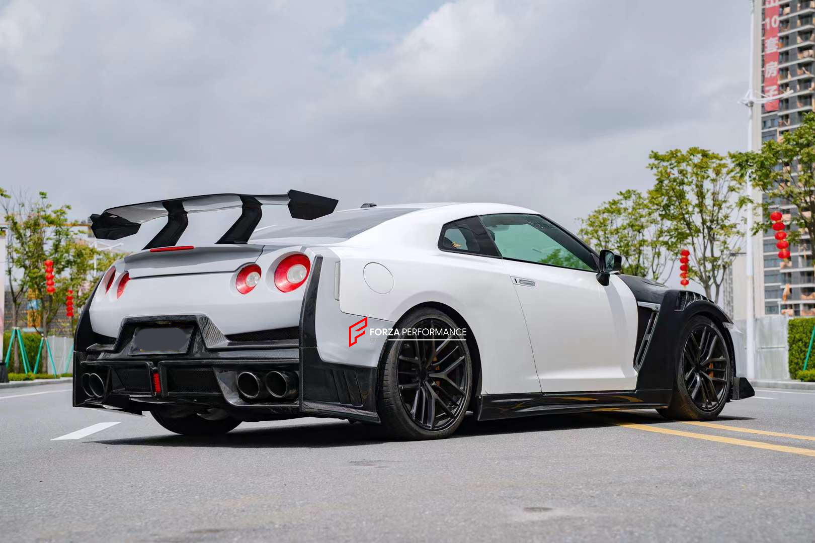 CONVERSION DRY CARBON BODY KIT for NISSAN GT-R R35 2007 - 2016 | 2016 ...