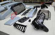 CONVERSION BODY KIT for ROLLS-ROYCE CULLINAN SERIES 1 2018 - 2025 UPGRADE to SERIES 2 FACELIFT 2025+

Set includes:

Front Bumper Assembly
Grille Frame
Front Grille
Headlights
Rear Bumper
Exhaust Tips
Material: Plastic

NOTE: Professional installation is required. When purchase inform us if you have night vision camera or not. Fender trimming is required. Headlights are available with or without AFS (Adaptive Front-lighting System) - the kit price depends on the headlights version.