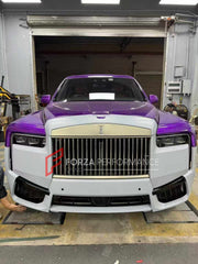 CONVERSION DRY CARBON BODY KIT for ROLLS ROYCE CULLINAN 2018 - 2025 UPGRADE to SERIES II FACELIFT 2025+

Set includes:

Front Bumper
Grille Frame
Grille
Headlights
Rear Bumper
Material: Dry Carbon

NOTE: Professional installation is required. Headlights are available with or without AFS (Adaptive Front-lighting System) - the kit price depends on the headlights version.