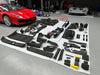 CONVERSION INTERIOR BODY KIT for FERRARI 488 to PISTA

Set includes:

Steering Wheel
Shift Paddles
Dashboard Trims
Center Console Box
Door Covers
Door Sills
Seats