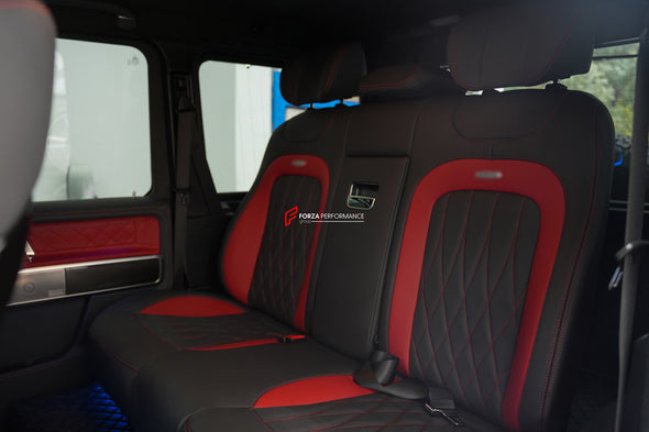 CONVERSION INTERIOR KIT for MERCEDES-BENZ G-CLASS W463 2002 - 2017 to W463A W464 2018 - 2024

Set includes:

AMG Steering Wheel
Door Panels Assembly
Dashboard Assembly
Seats Assembly
Center Console Armrest
Door Handles
Speaker Covers
Trim Panels
Shift Paddles
Door Frame Trims