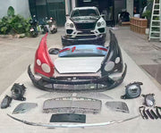 CONVERSION PARTS V8 STYLE FOR BENTLEY BENTAYGA PL71 2015-2020 UPGRADE TO PL71 FACELIFT 2021+

Set includes:

Front bumper assembly
Headlights
Hood
Side fenders
Rear bumper assembly
Rear Trunk assembly
Rear Taillights

Material: Plastic + Steel

NOTE: Professional installation is required