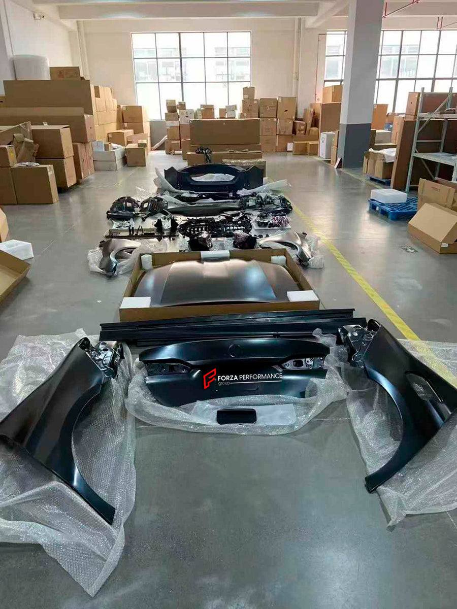 CONVERSION BODY KIT for BMW 5 SERIES F10 2013 - 2017 UPGRADE to G60 M-TECH 2024+ FACELIFT

Set includes:
Front Lip
Front Bumper Assembly
Headlights
Front Grille
Front Fenders
Hood / Bonnet
Side Skirts
Rear Trunk
Rear Fenders
Rear Tail Lights
Rear Bumper
Rear Diffuser
Exhaust Tips

Material: Plastic + Aluminum + Stainless steel

Note: Professional installation is required

Payment ►

Visa
Mastercard
PayPal with a credit card (add 4.4% at checkout)
Payoneer
Cryptocurrency
Shipment ►
By express DHL/UPS/TNT/Fed