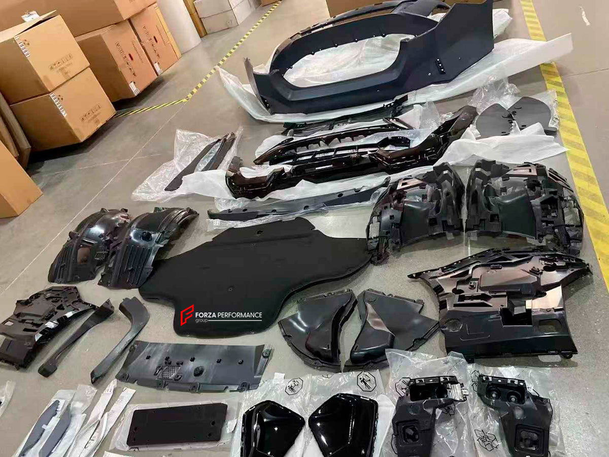 CONVERSION BODY KIT for BMW 5 SERIES F10 2013 - 2017 UPGRADE to G60 M-TECH 2024+ FACELIFT

Set includes:
Front Lip
Front Bumper Assembly
Headlights
Front Grille
Front Fenders
Hood / Bonnet
Side Skirts
Rear Trunk
Rear Fenders
Rear Tail Lights
Rear Bumper
Rear Diffuser
Exhaust Tips

Material: Plastic + Aluminum + Stainless steel

Note: Professional installation is required

Payment ►

Visa
Mastercard
PayPal with a credit card (add 4.4% at checkout)
Payoneer
Cryptocurrency
Shipment ►
By express DHL/UPS/TNT/Fed