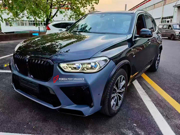 CONVERSION UPGRADE BODY KIT for BMW X5 G05 2018 - 2023 upgrade to BMW X5M F95 2019 - 2023

Set includes:

Front Bumper Assembly
Fender Flares
Side Skirts
Rear Bumper Assembly
Rear Diffuser
Exhaust Tips

Material: Plastic

Note: Professional installation is required