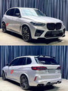 CONVERSION UPGRADE BODY KIT for BMW X5 G05 2018 - 2023 upgrade to BMW X5M F95 2019 - 2023

Set includes:

Front Bumper Assembly
Fender Flares
Side Skirts
Rear Bumper Assembly
Rear Diffuser
Exhaust Tips

Material: Plastic

Note: Professional installation is required