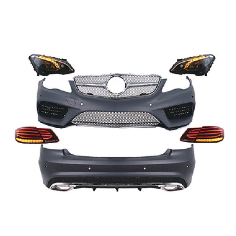 CONVERSION BODY KIT for MERCEDES-BENZ E-CLASS COUPE W212 C207 2009 - 2013 UPGRADE to W212 C207 FACELIFT