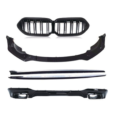 M-PERFORMANCE BODY KIT for BMW 2-SERIES F44 2020 - 2023  Set includes:  Front Lip Front Grille Side Skirts Rear Diffuser