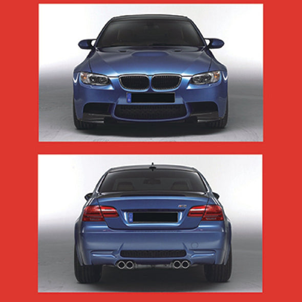 CONVERSION BODY KIT for BMW 3-SERIES E92 E93 2010 - 2013 to M-TECH  Set includes:  Front Bumper Rear Bumper