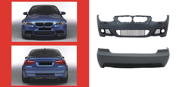 CONVERSION BODY KIT for BMW 3-SERIES E92 E93 2010 - 2013 to M-TECH  Set includes:  Front Bumper Rear Bumper