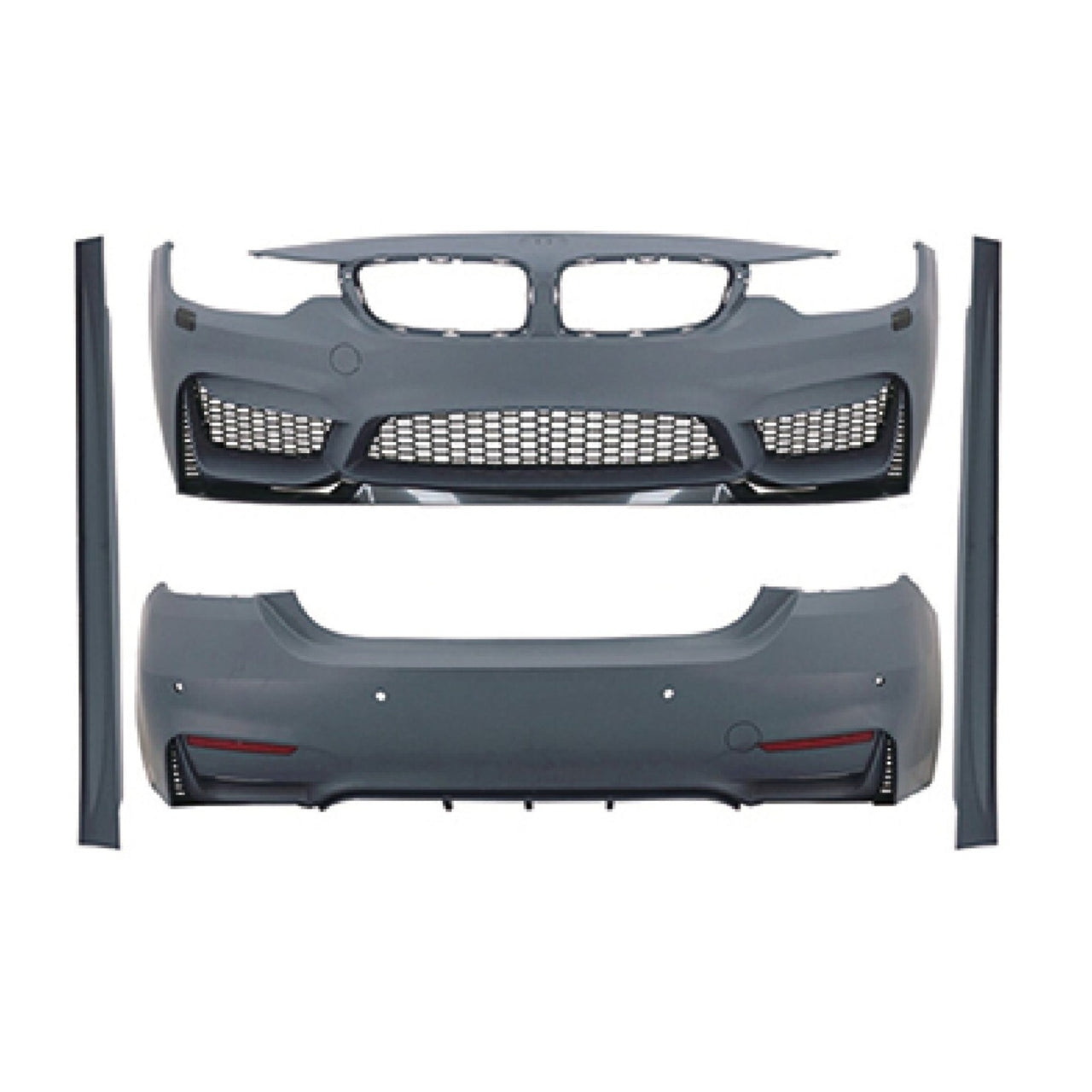 CONVERSION BODY KIT for BMW 4-SERIES F32 F33 2013 - 2019 to M4  Set includes:  Front Bumper Side Skirts Rear Bumper