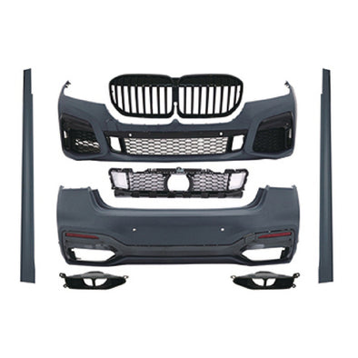 CONVERSION BODY KIT for BMW 7-SERIES G11 G12 2020 - 2023 to M760  Set includes:  Front Bumper Front Grille Side Skirts Rear Bumper Exhaust Tips