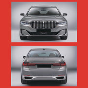 CONVERSION BODY KIT for BMW 7-SERIES G11 G12 2020 - 2023 to M760  Set includes:  Front Bumper Front Grille Side Skirts Rear Bumper Exhaust Tips