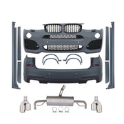 CONVERSION BODY KIT for BMW X3 F25 2014 - 2017 to X3M F97  Set includes:  Front Bumper with Grille Rear Bumper Side Skirts Side Trims Catback Exhaust Exhaust Tips