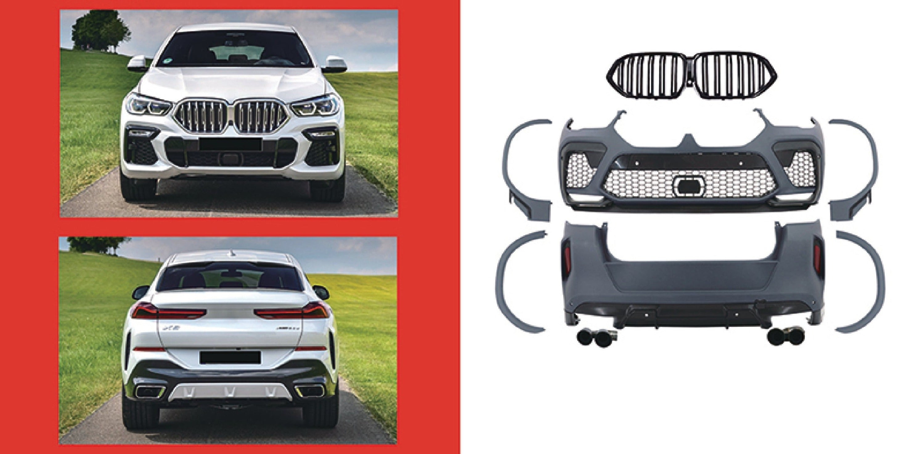 CONVERSION BODY KIT for BMW X6 G06 2020 - 2023 to X6M F96 – Forza  Performance Group