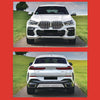 CONVERSION BODY KIT for BMW X6 G06 2020 - 2023 to X6M F96  Set includes:  Front Bumper Front Grille Side Fenders Rear Bumper