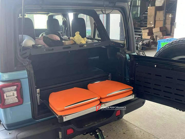 CULLINAN VIEWING SUITE STYLE AUTO RETRACTABLE FOLDING TRUNK SEATS for ALL SUV MODELS  Will fit to:  Mercedes-Benz G-Class G63 W463, W463A, W464, G400, G500, G550, 4X4, V-Class, Vito Land Rover Defender L663, Range Rover L460, Sport L461, Velar L560, L405 Toyota Land Cruiser Prado, 250 Prado, Highlander, RAV4, LC300 Lexus GX550, LX570, LX600, RX350 Jeep Grand Cherokee, Wrangler Rolls-Royce Cullinan Lamborghini Urus Tesla Model X AND SIMILAR CARS