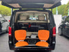 CULLINAN VIEWING SUITE STYLE AUTO RETRACTABLE FOLDING TRUNK SEATS for ALL SUV MODELS  Will fit to:  Mercedes-Benz G-Class G63 W463, W463A, W464, G400, G500, G550, 4X4, V-Class, Vito Land Rover Defender L663, Range Rover L460, Sport L461, Velar L560, L405 Toyota Land Cruiser Prado, 250 Prado, Highlander, RAV4, LC300 Lexus GX550, LX570, LX600, RX350 Jeep Grand Cherokee, Wrangler Rolls-Royce Cullinan Lamborghini Urus Tesla Model X AND SIMILAR CARS