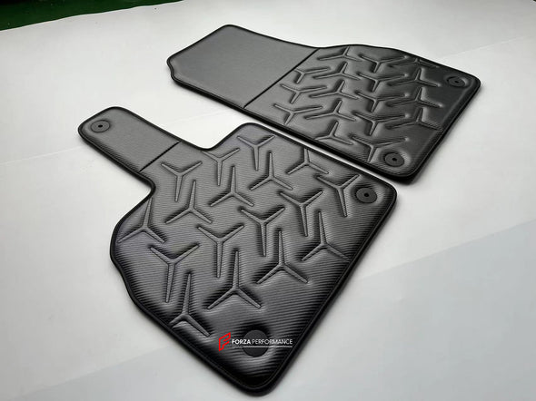 CUSTOM FLOOR MATS CARPETS for LAMBORGHINI AVENTADOR SVJ LEATHER NYLON VELOUR ALCANTARA