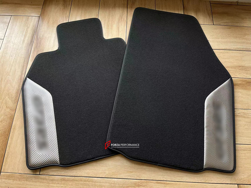 CUSTOM FLOOR MATS CARPETS for PORSCHE 911 992 GT3RS LEATHER NYLON VELOUR ALCANTARA