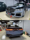 CONVERSION BODY KIT for BMW 7-SERIES F01 2008 - 2015 to G12 LCI FACELIFT  Set includes:  Hood Front Bumper Front Grille Headlights Fender Flares Rear Trunk Tail Lights Rear Bumper