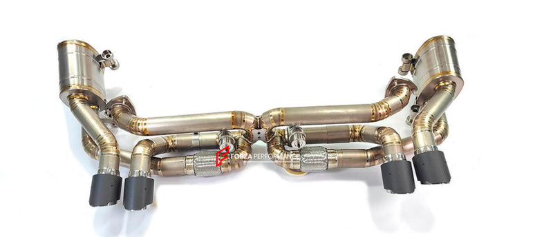 TITANIUM VALVED EXHAUST CATBACK MUFFLER for PORSCHE 911 997.2 3.6T 2008 - 2013