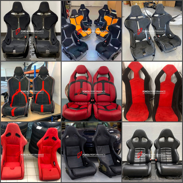 CARBON FIBER INTERIOR SEATS for MCLAREN ALL MODELS | PORSCHE 991 993 964 997 991 992 | FERRARI 488