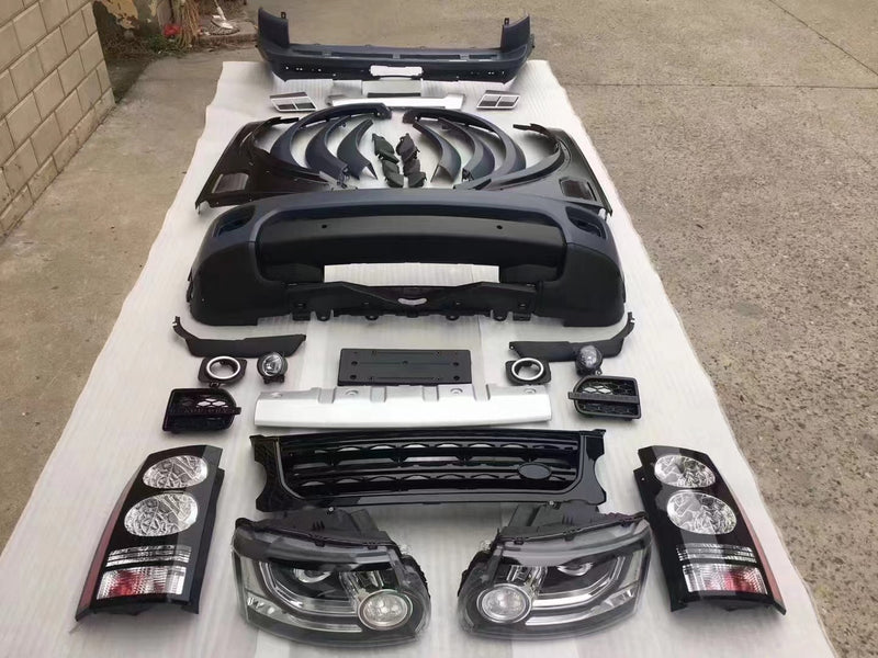 CONVERSION BODY KIT for LAND ROVER DISCOVERY 3 2004 - 2008 UPGRADE to DISCOVERY 4 2009 - 2015 FACELIFT
