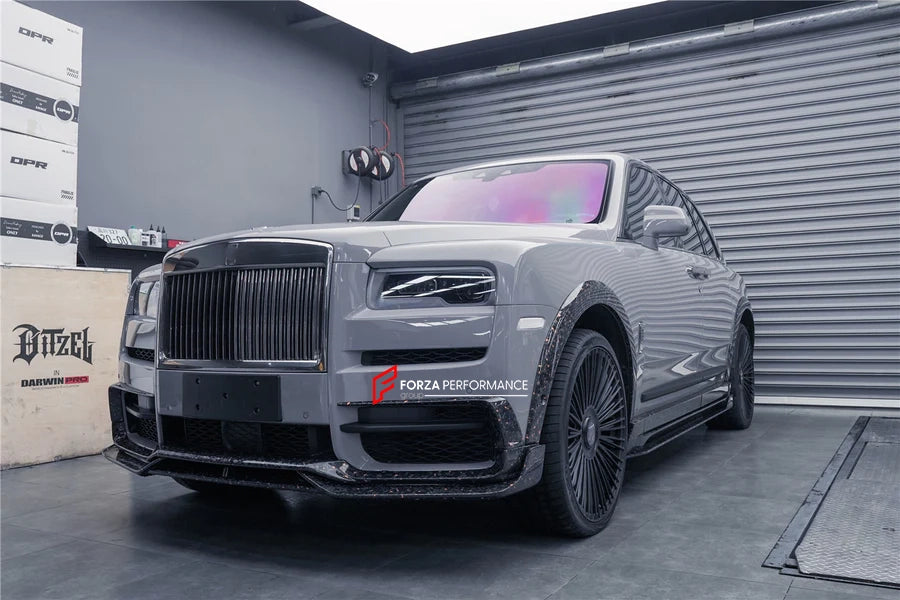 AUTHENTIC DARWINPRO FORGED CARBON BODY KIT for ROLLS-ROYCE CULLINAN  Set includes:  Front Lip Side Skirts Rear Diffuser Exhaust Tips