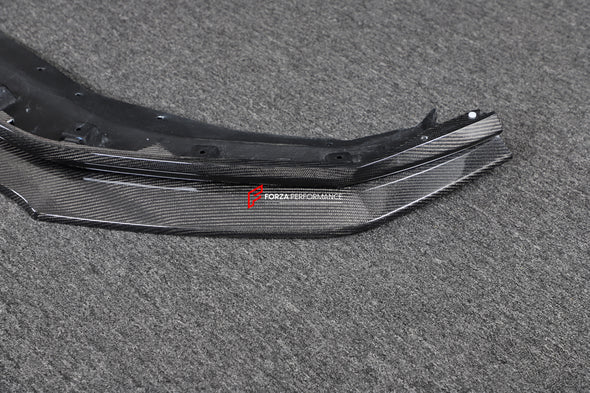 DARK HORSE STYLE CARBON FRONT LIP for FORD MUSTANG 2024  Set includes:  Front Lip