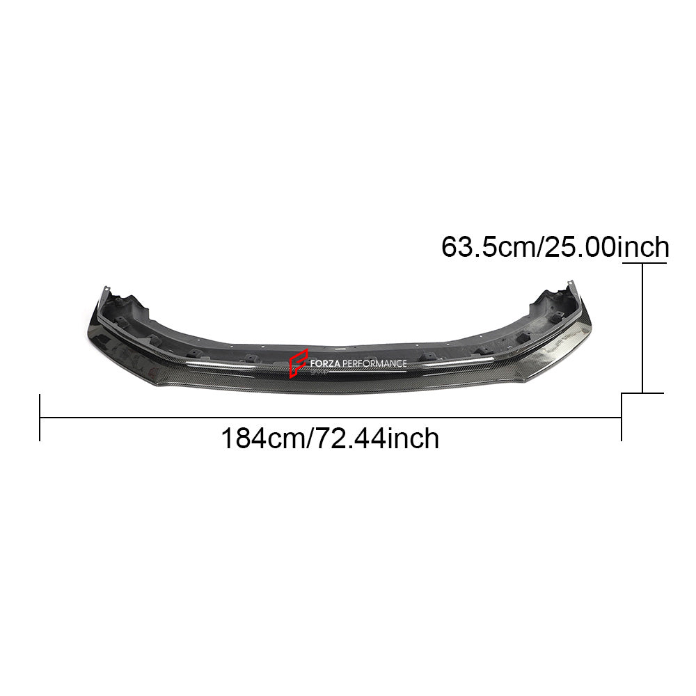 DARK HORSE STYLE CARBON FRONT LIP for FORD MUSTANG 2024  Set includes:  Front Lip