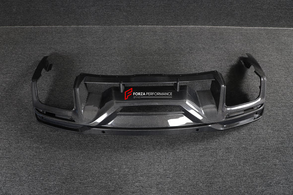 DARK HORSE STYLE CARBON REAR DIFFUSER for FORD MUSTANG 2024  Set includes:  Rear Diffuser