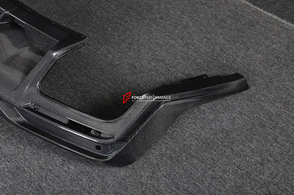 DARK HORSE STYLE CARBON REAR DIFFUSER for FORD MUSTANG 2024  Set includes:  Rear Diffuser