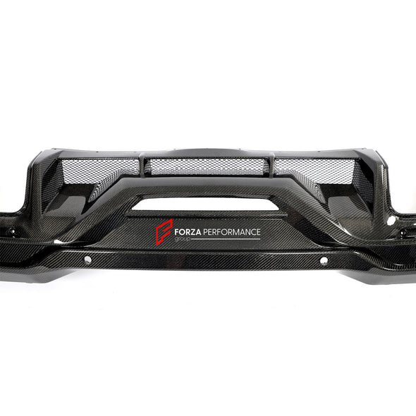 DARK HORSE STYLE CARBON REAR DIFFUSER for FORD MUSTANG 2024  Set includes:  Rear Diffuser