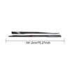 DARK HORSE STYLE CARBON SIDE SKIRTS for FORD MUSTANG 2024  Set includes:  Side Skirts