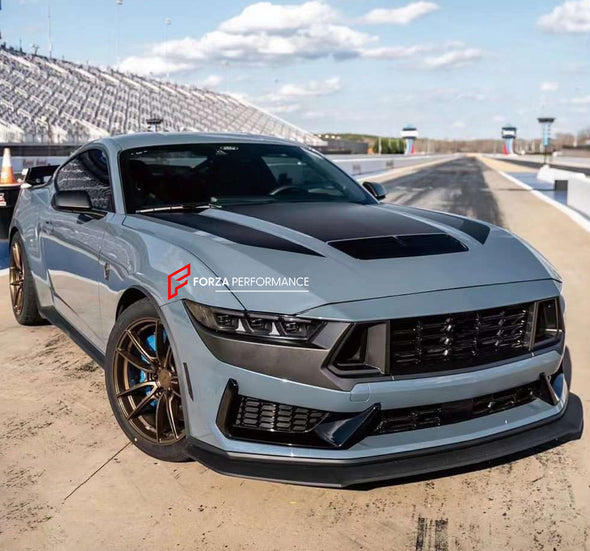 DARK HORSE STYLE FRONT BUMPER for FORD MUSTANG 2024  Set includes:  Front Bumper Front Grille Front Lip