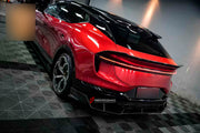 DRY CARBON BODY KIT for LOTUS ELETRE 2024+

Set includes:

Front Lip
Front Bumper Trims
Fender Flares
Side Skirts
Roof Spoiler
Rear Spoiler
Rear Air Vent Covers
Rear Diffuser

Material: Dry Carbon

Note: Professional installation is required.