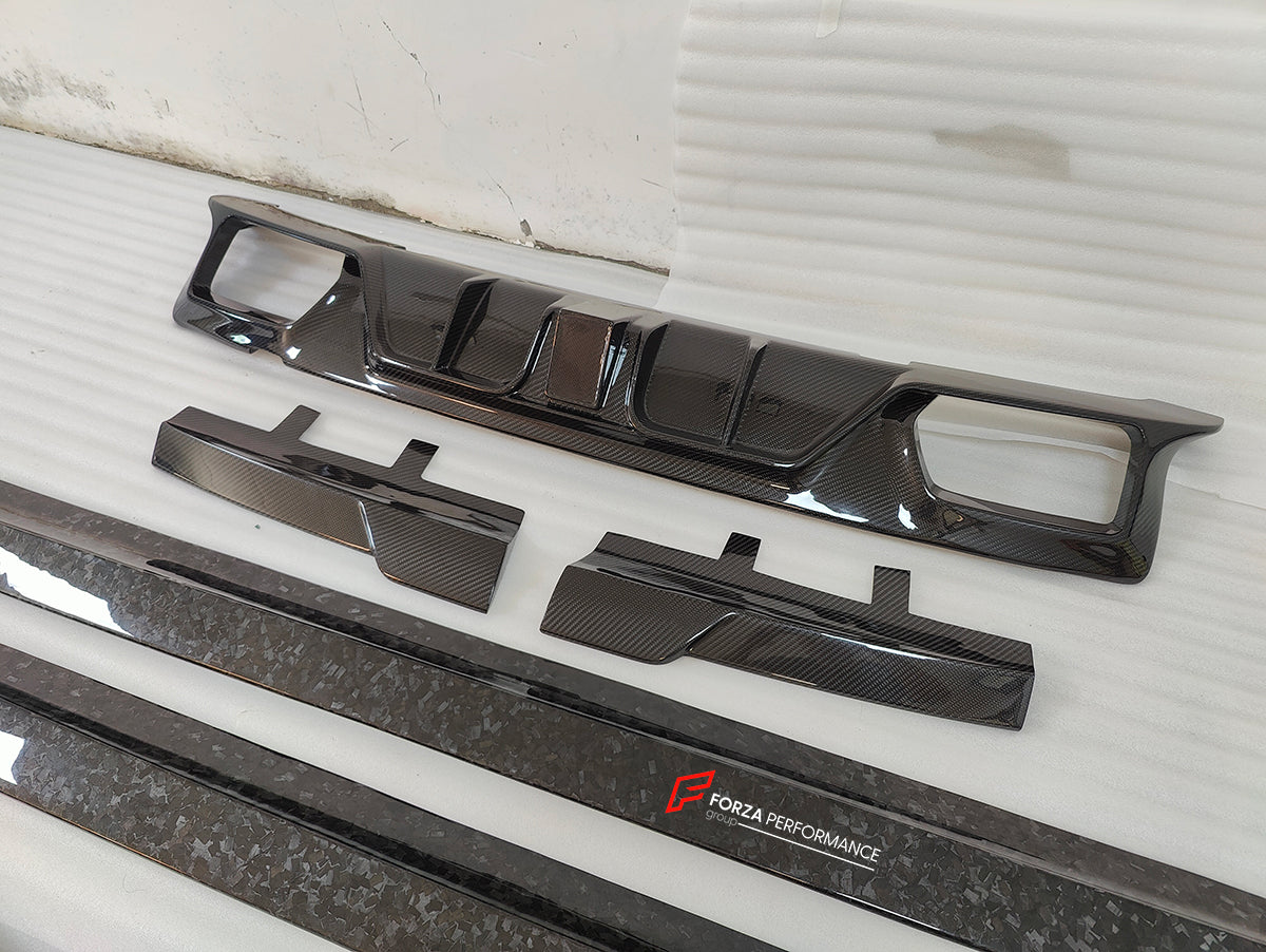 DRY CARBON BODY KIT for ROLLS-ROYCE GHOST 2020+

Set includes:

Front Lip
Front Bumper Covers
Side Skirts
Roof Spoiler
Rear Spoiler
Rear Bumper Covers
Rear Diffuser

Material: Dry Carbon

NOTE: Professional installation is required