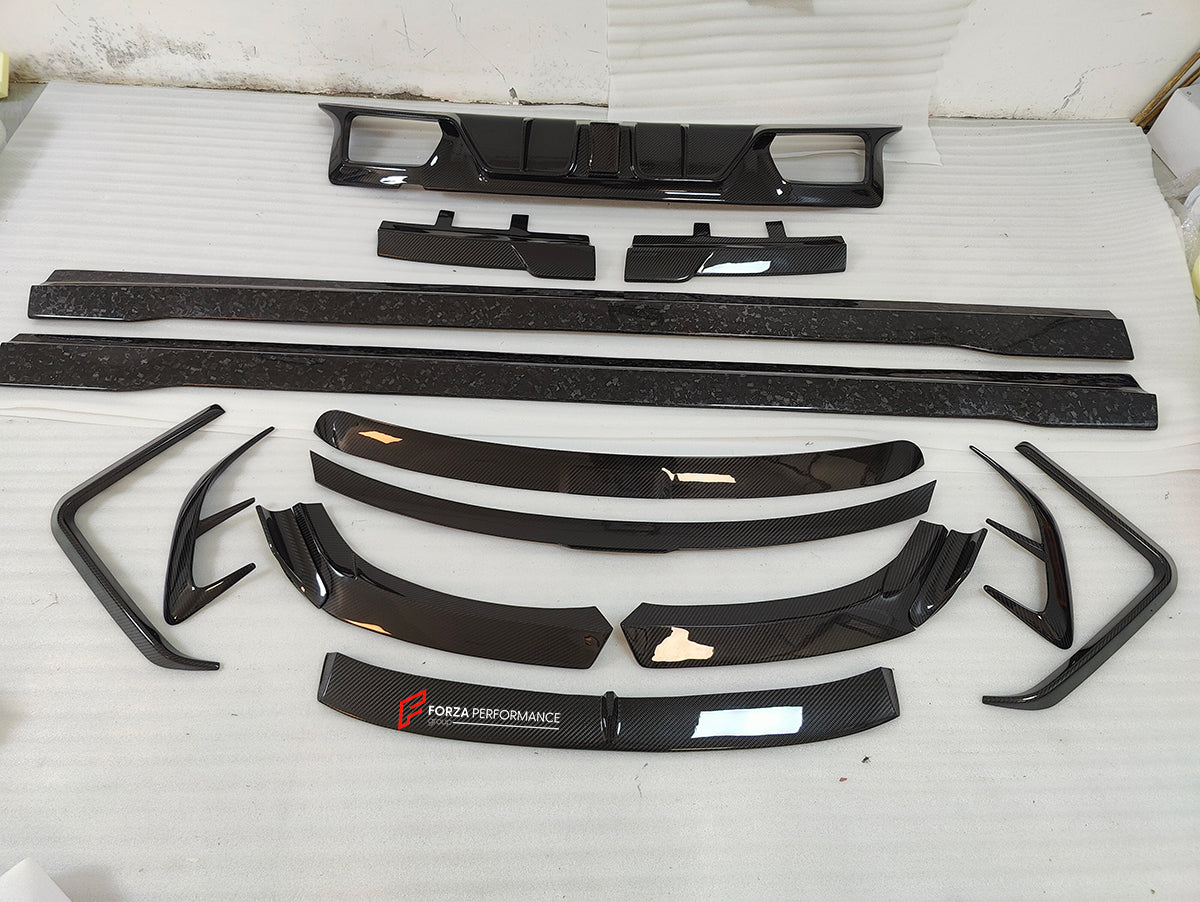DRY CARBON BODY KIT for ROLLS-ROYCE GHOST 2020+

Set includes:

Front Lip
Front Bumper Covers
Side Skirts
Roof Spoiler
Rear Spoiler
Rear Bumper Covers
Rear Diffuser

Material: Dry Carbon

NOTE: Professional installation is required