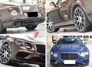 DRY CARBON BODY KIT For BENTLEY CONTINENTAL GT 2016 - 2019

Set includes:

Front Lip
Side Skirts
Rear Diffuser

Material: Dry Carbon