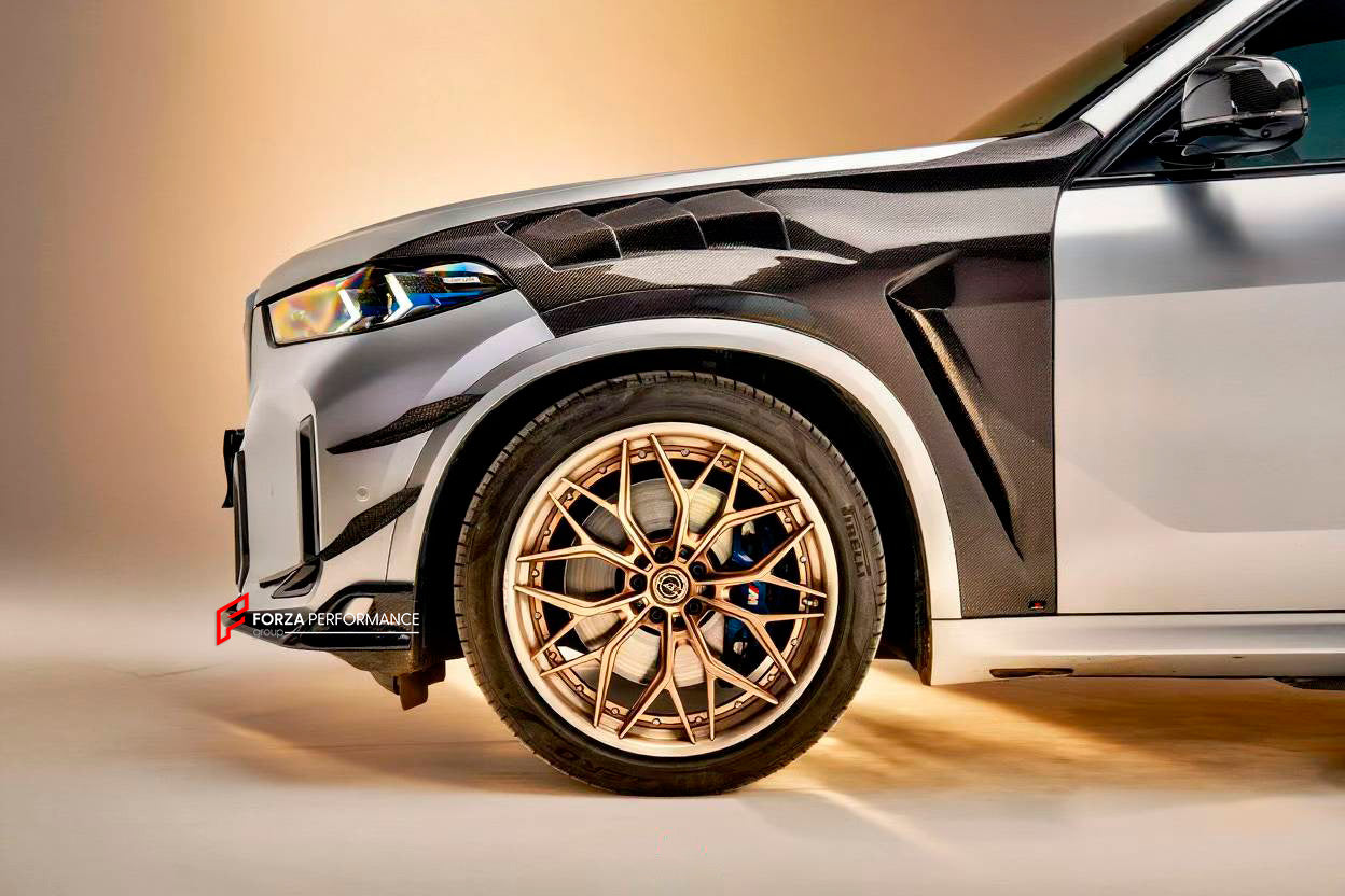 DRY CARBON REAR DIFFUSER REAR SPOILER REAR ROOF SPOILER SIDE SKIRTS FOR BMW X5 G05 LCI 2023+
