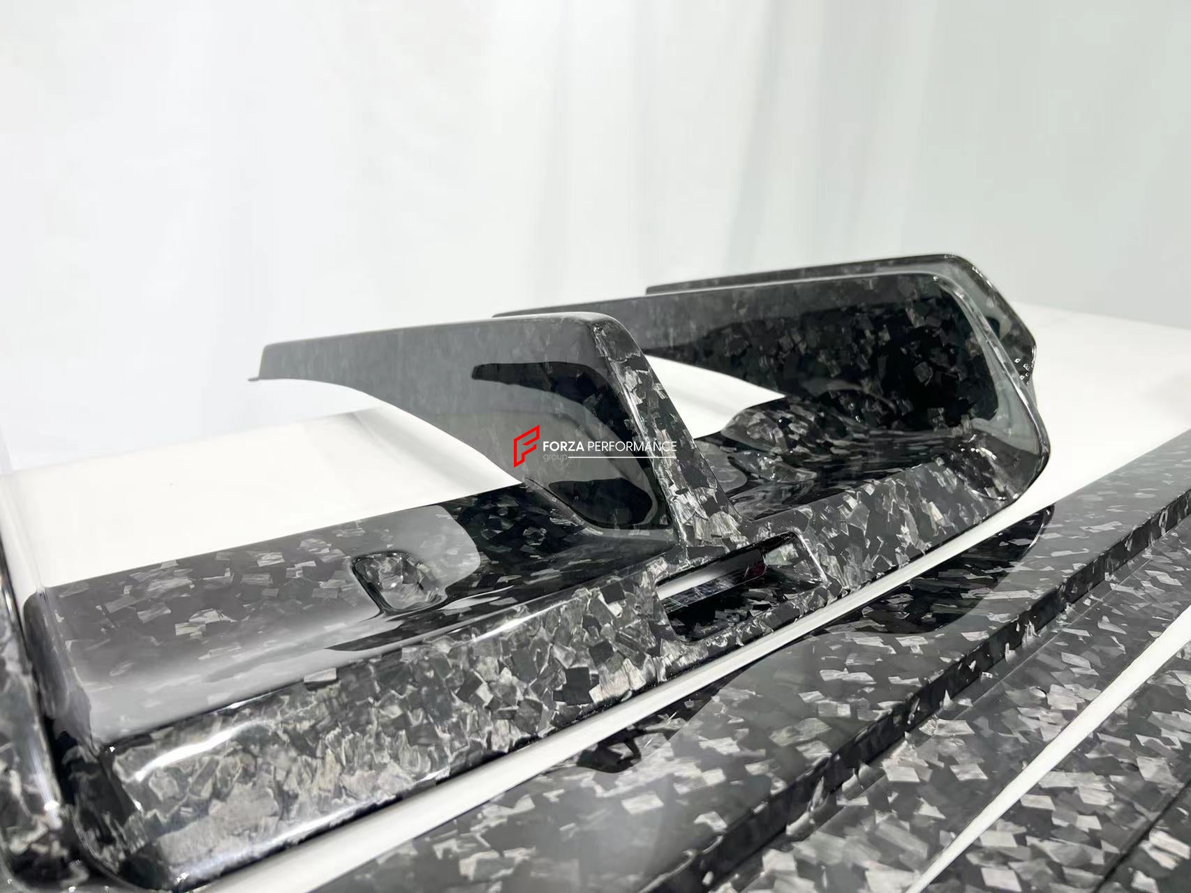 DRY CARBON BODY KIT for LOTUS EMIRA  Set includes:  Front Lip Side Skirts Rear Diffuser Rear Spoiler Front Air Vents Side Air Vents Rear Air Duct Side Mirrors