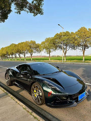 DRY CARBON BODY KIT for LOTUS EMIRA  Set includes:  Front Lip Side Skirts Rear Diffuser Rear Spoiler Front Air Vents Side Air Vents Rear Air Duct Side Mirrors
