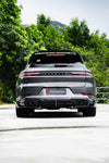 DRY CARBON BODY KIT for PORSCHE CAYENNE 9Y0 FACELIFT 2023+  Set includes:  Front Lip Front Bumper Air Vent Covers Fender Flares Side Skirts Roof Spoiler Rear Diffuser with LED Tail Light