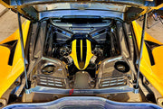 DRY CARBON ENGINE COVER for MASERATI MC20 2020 - 2023  Set includes:  Engine Cover