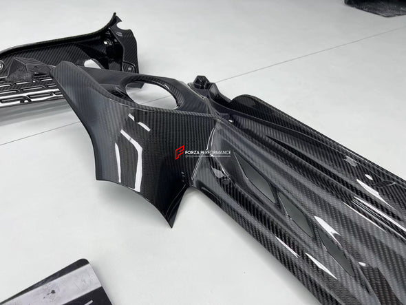 DRY CARBON ENGINE COVER for MASERATI MC20 2020 - 2023  Set includes:  Engine Cover