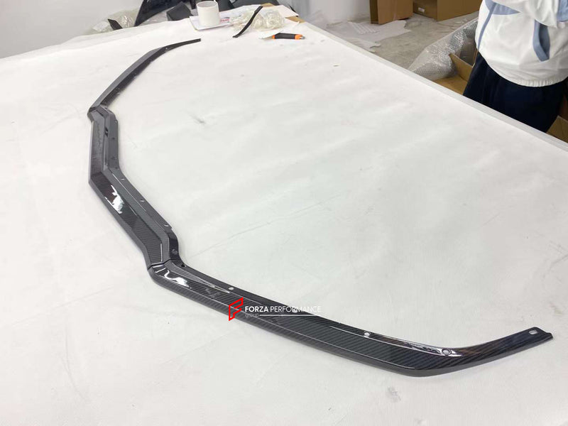 DRY CARBON FRONT LIP for CHEVROLET CORVETTE C8 2019+
