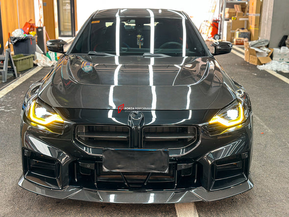 DRY CARBON HOOD for BMW M2 G87  Set Includes:  Hood